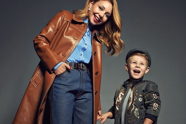 Тина Кароль с сыном Вениамином