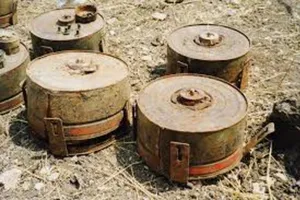 В Запорожье найдены опасные предметы времён минувших войн