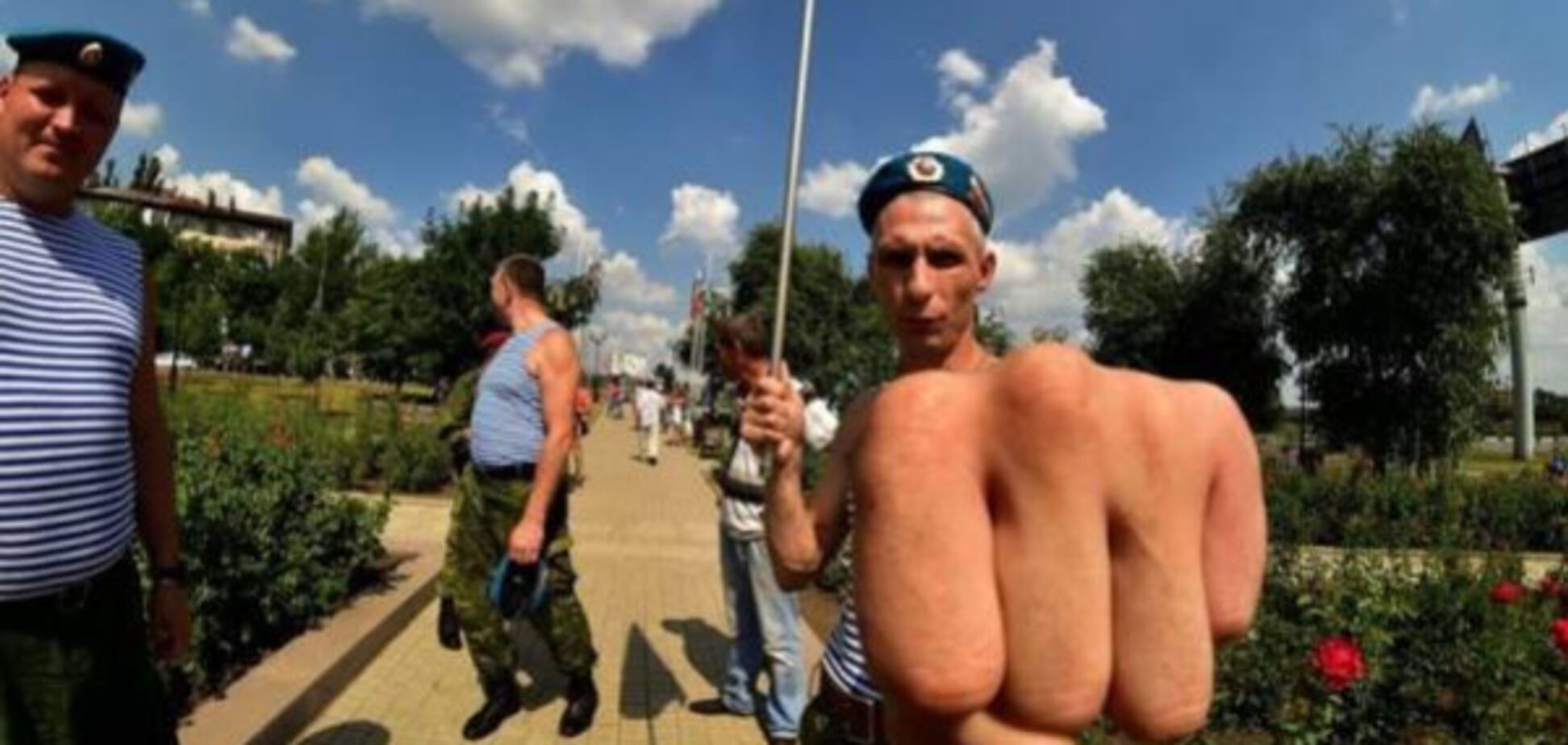 день ВДВ в Донецке