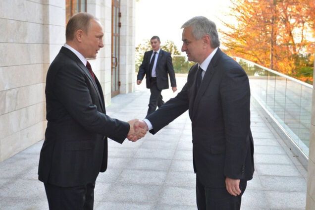 Путин и Рауль Хаджимб