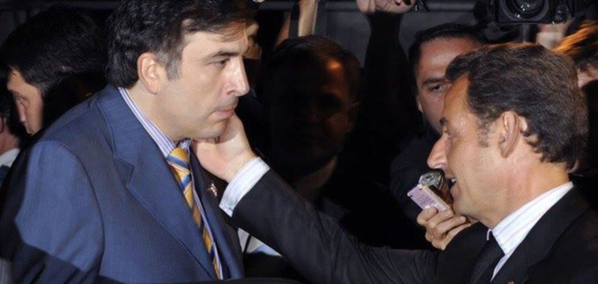 Саакашвили и Саркози