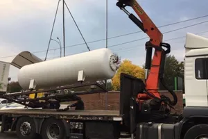 Демонтаж нелегальной газовой заправки