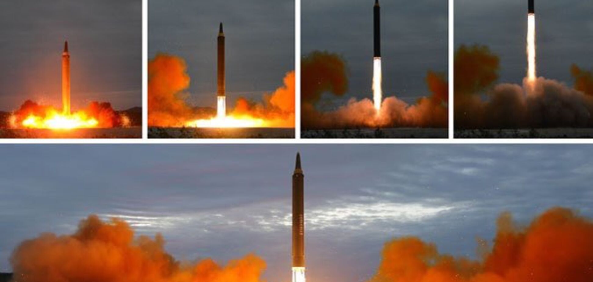 Запуск ракеты КНДР по Японии: появились первые фото