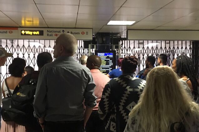 Эвакуация Юстонского вокзала