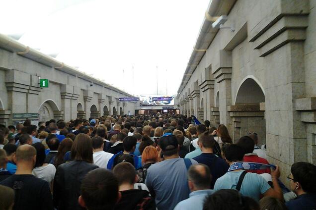 На главном стадионе ЧМ-2018 в России произошел грандиозный коллапс: фотофакт