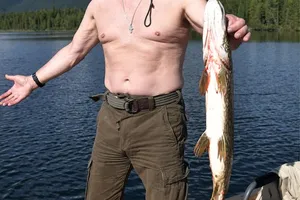 Путин на рыбалке