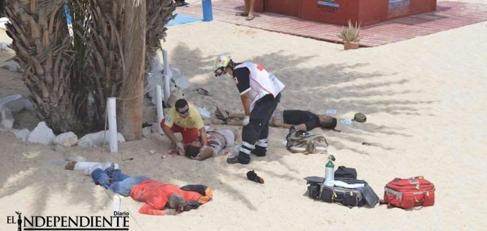 Расстрел на пляже Мексика