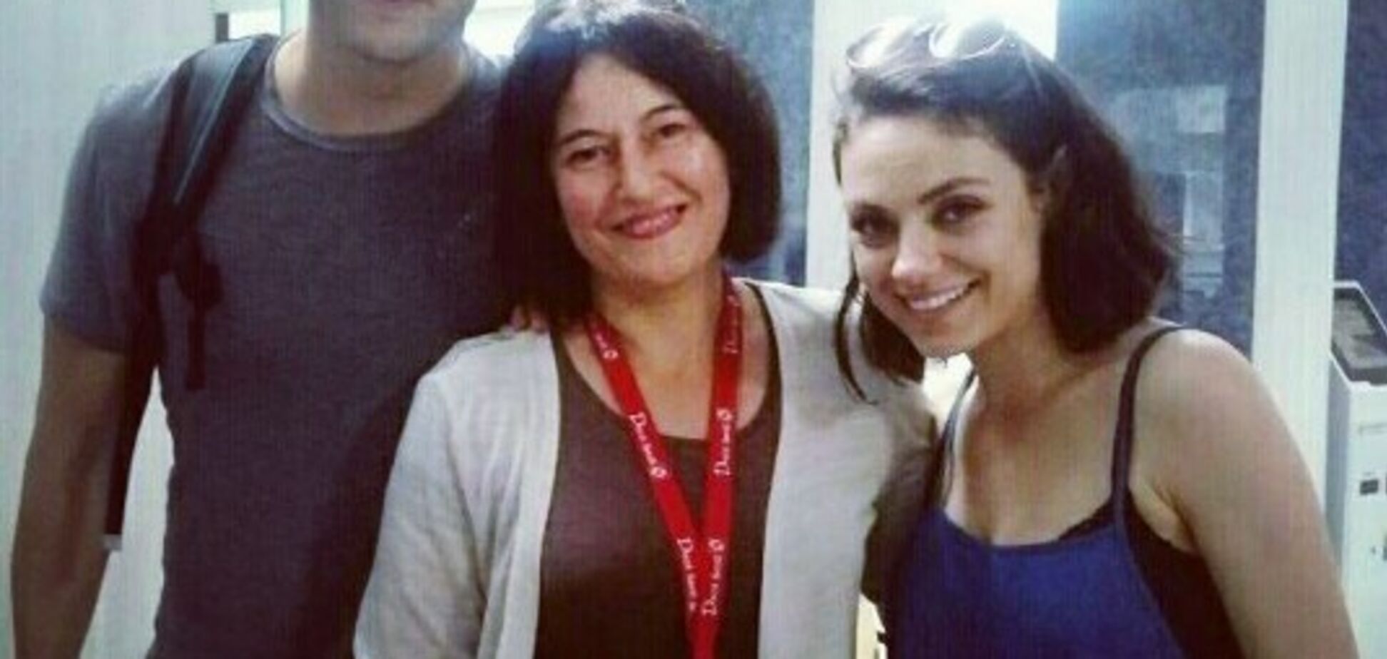 Мила Кунис и Эштон Катчер в Черновцах