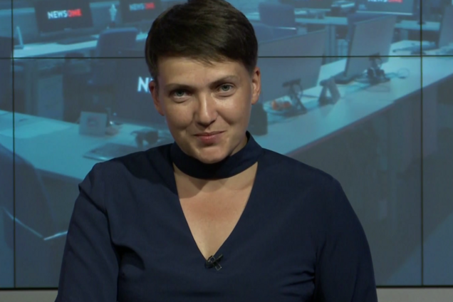 'Зачем ошейник надели?' Савченко опять досталось из-за странного наряда