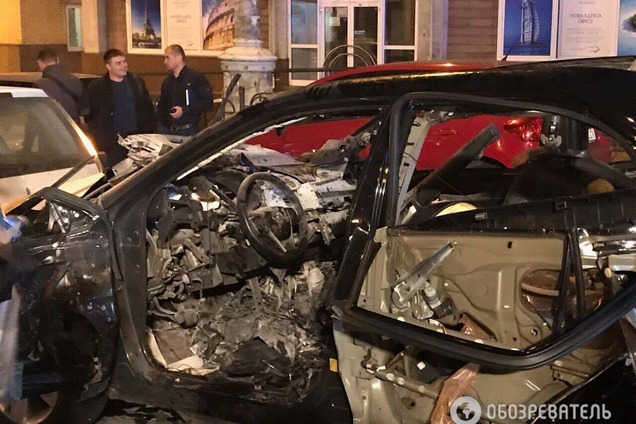 Взрыв в Киеве авто Махаури