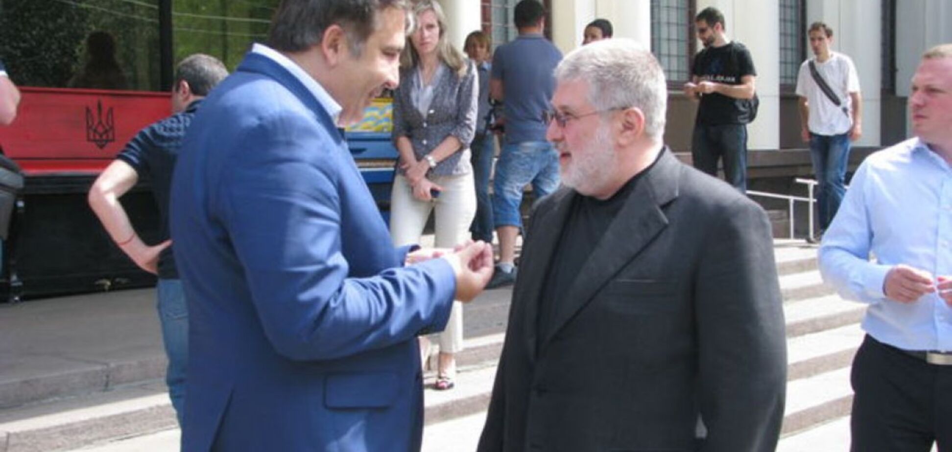 Саакашвили и Коломойский