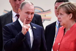 Путин и 2еркель