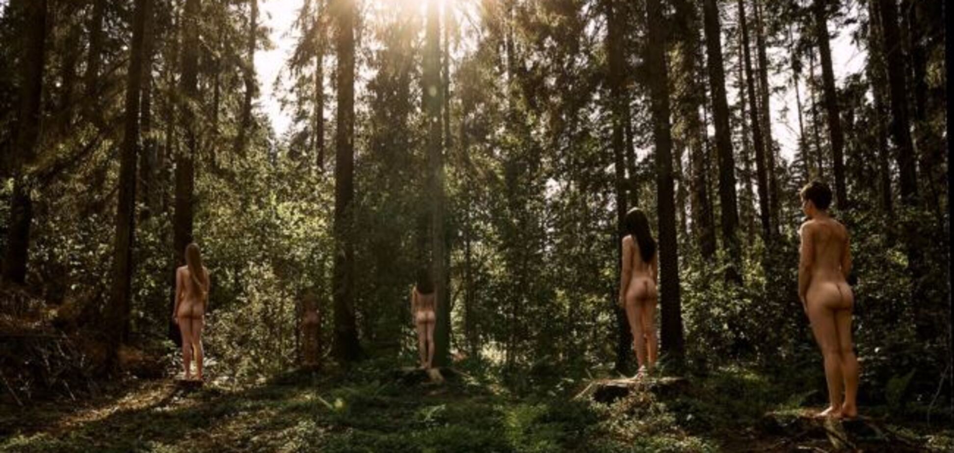 В Беларуси голые модели притворились деревьями: реакция на протест шокировала. Фоторепортаж