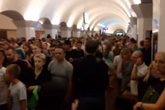 ЧП в метро Киева: появилось новое видео о том, что творилось в подземке