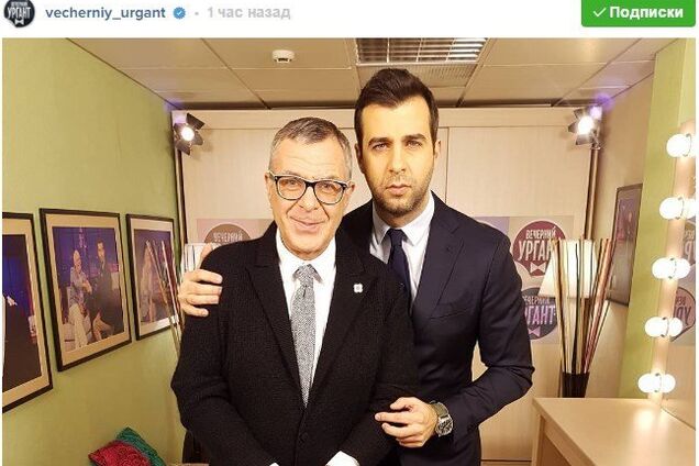 К скандалу из-за шутки Урганта о пропагандисте Путина подключился отец юмориста