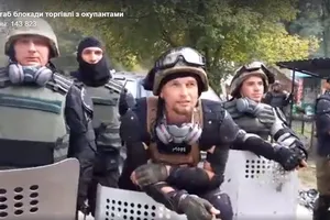 акция на границе Украины, въезд Саакашвили