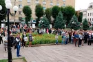 Митинг Саакашвили в Черновцах собрал 200 человек