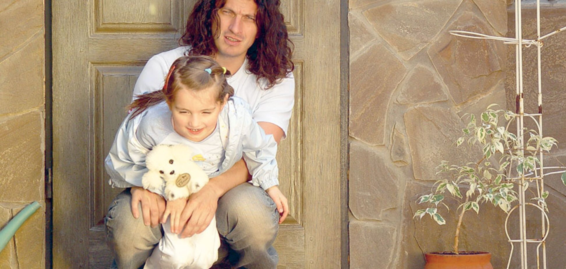 Кузьма с дочерью Марией-Барбарой