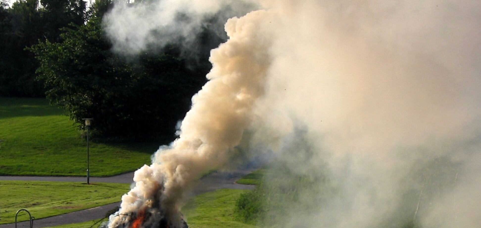 Украина в дыму: эколог пояснил, чем опасен костер из листьев 