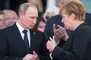 Ангела Меркель и Владимир Путин