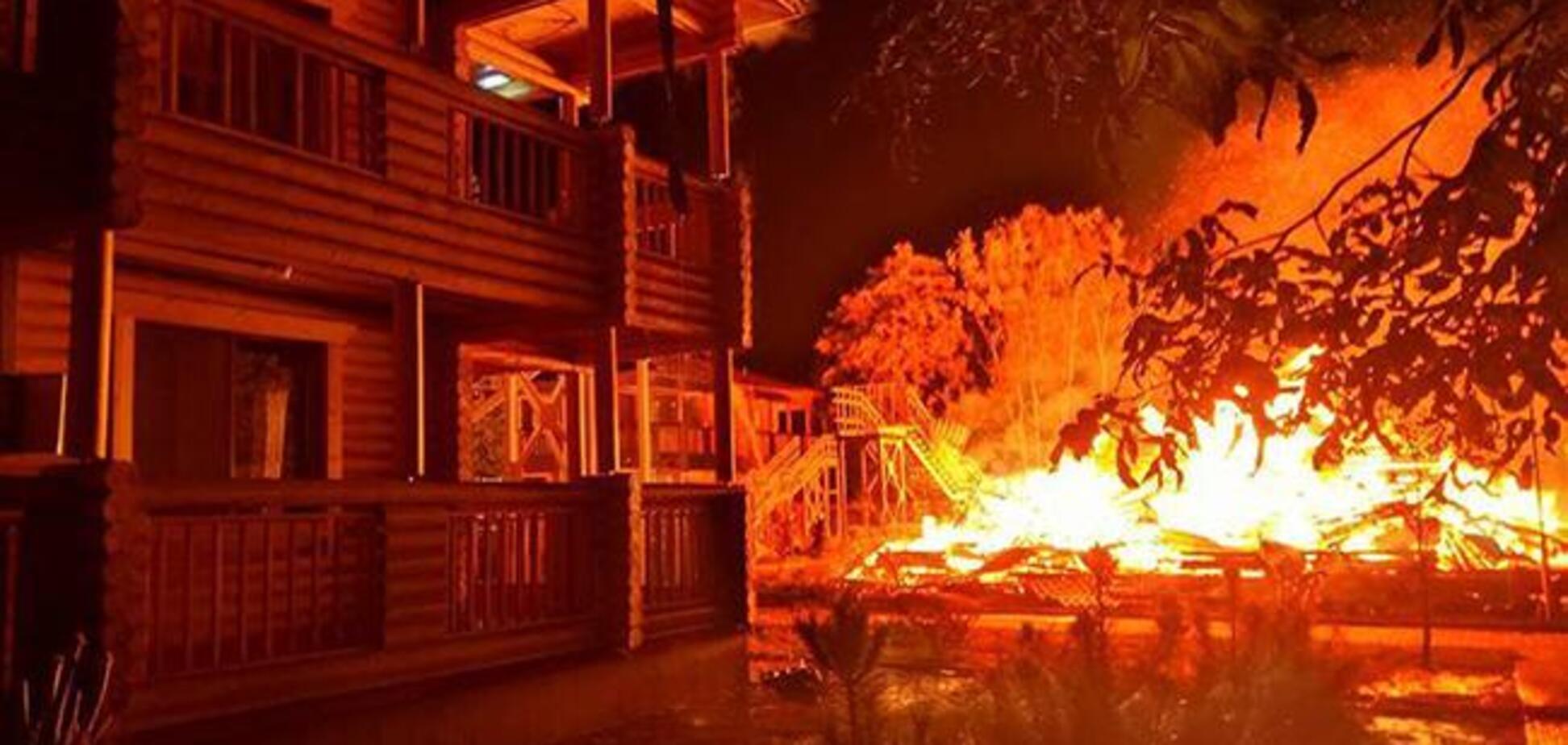 Пожар в лагере 'Виктория' (Одесса)