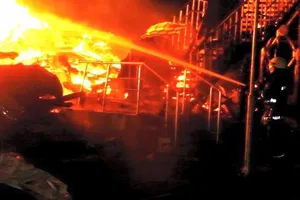 пожар в лагере виктория