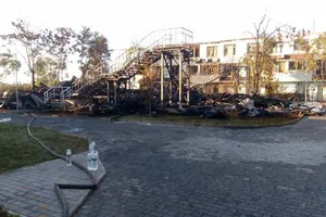 Пожежа в таборі "Вікторія"