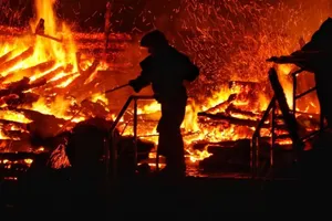 Пожар в детском лагере
