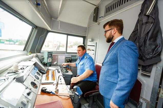 Кравцов провел инспекцию локомотивного депо 'Киев-Пассажирский'