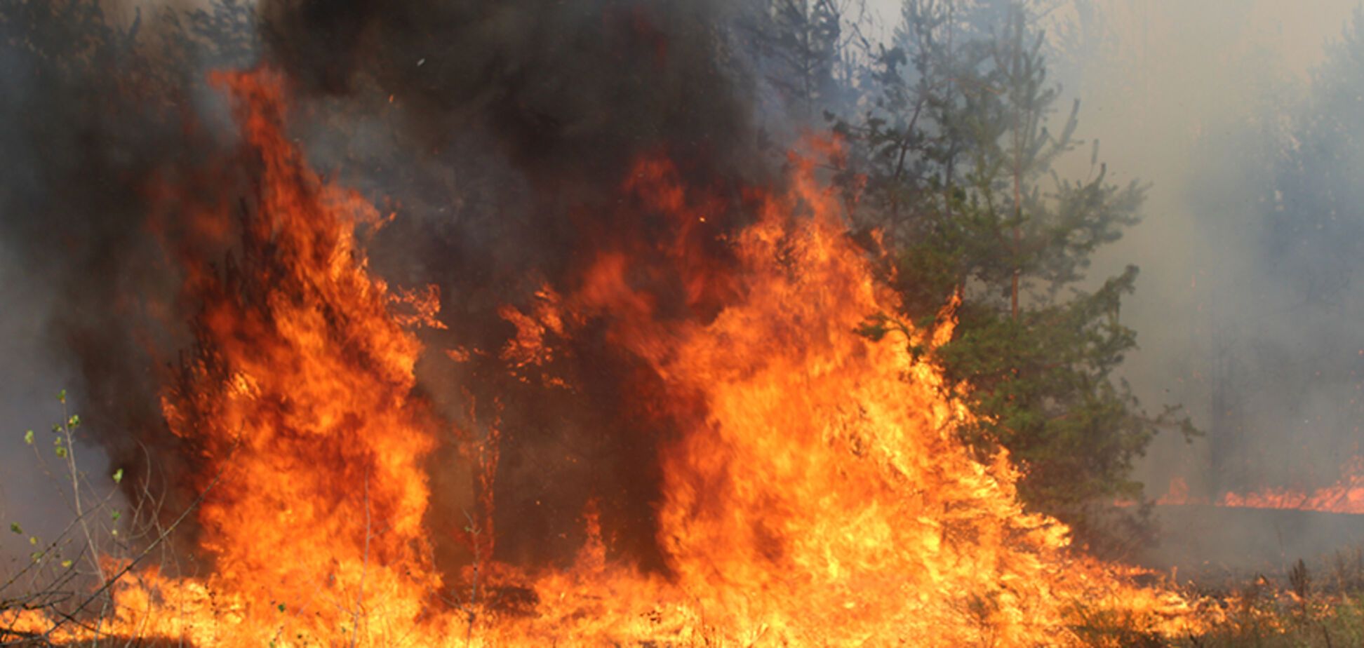 Полтавську область охопила сильна пожежа: людей евакуюють із зони небезпеки