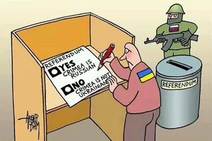референдум в Криму карикатура