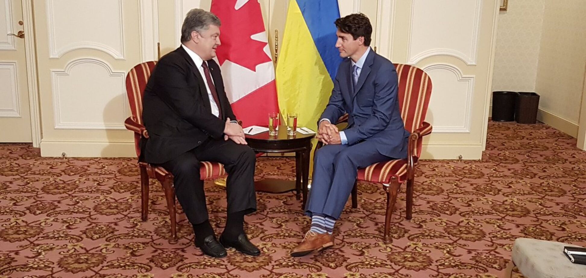 'Друзья познаются в беде': Порошенко провел встречу с Трюдо в Канаде