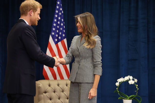 Принц Гарри и Мелания Трамп