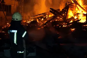 лагерь Виктория пожар