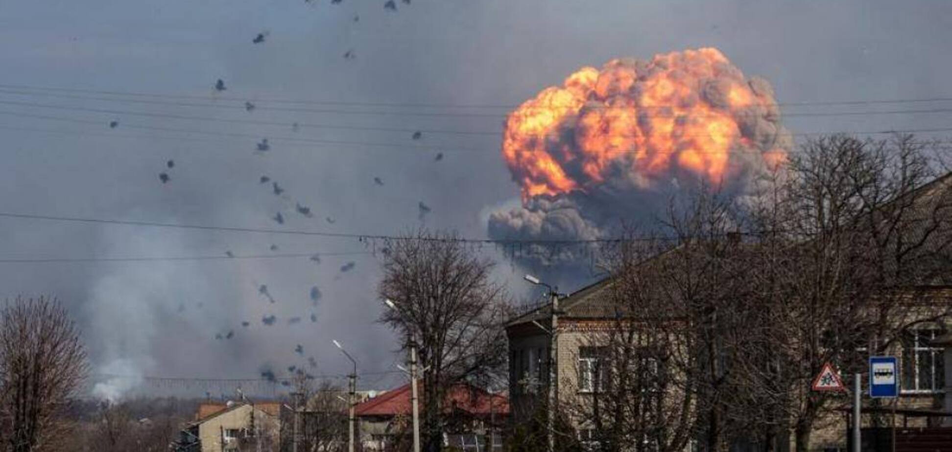Взрывы в Калиновке