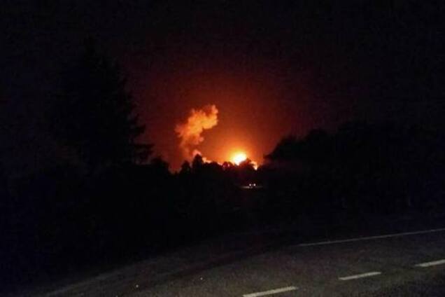 У СБУ розповіли про вибухи на військових складах під Вінницею