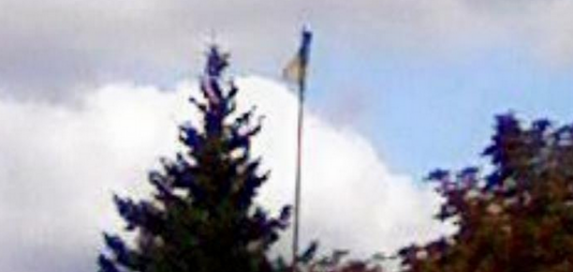 Донбас - Україна! В окупованому 'ЛНР' місті підняли синьо-жовтий прапор