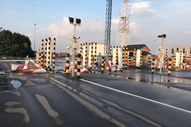 Пункт пропуска на границе Украины