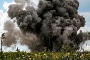 Крушение самолета на Донбассе