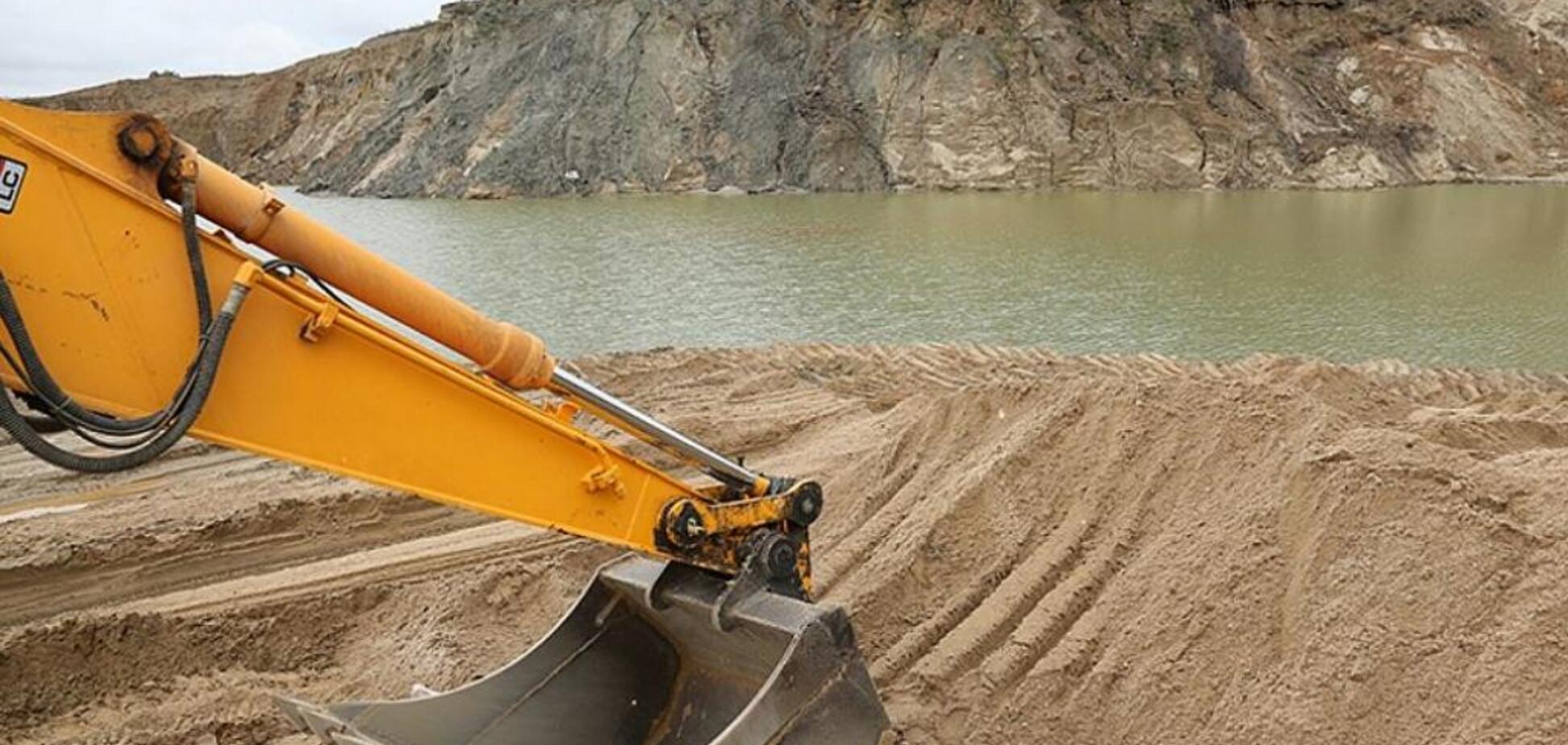 незаконная добыча песка