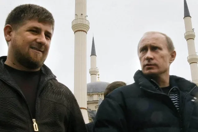 Рамзан Кадыров и Владимир Путин
