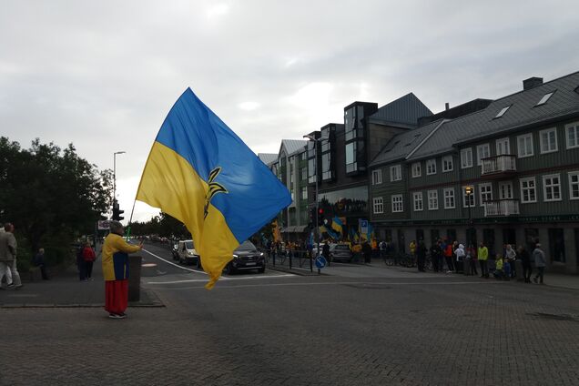 Исландия Украина болельщики