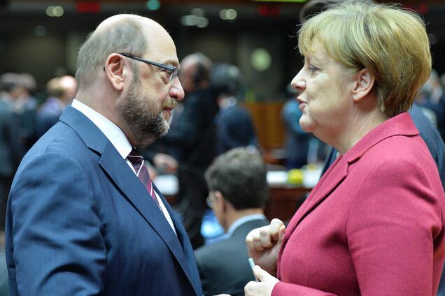 Меркель и Шульц