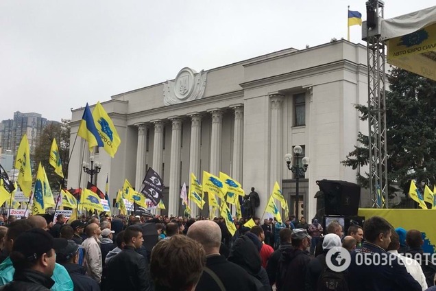 Владельцы 'евроавто' объяснили, что их толкнуло на протест в Киеве