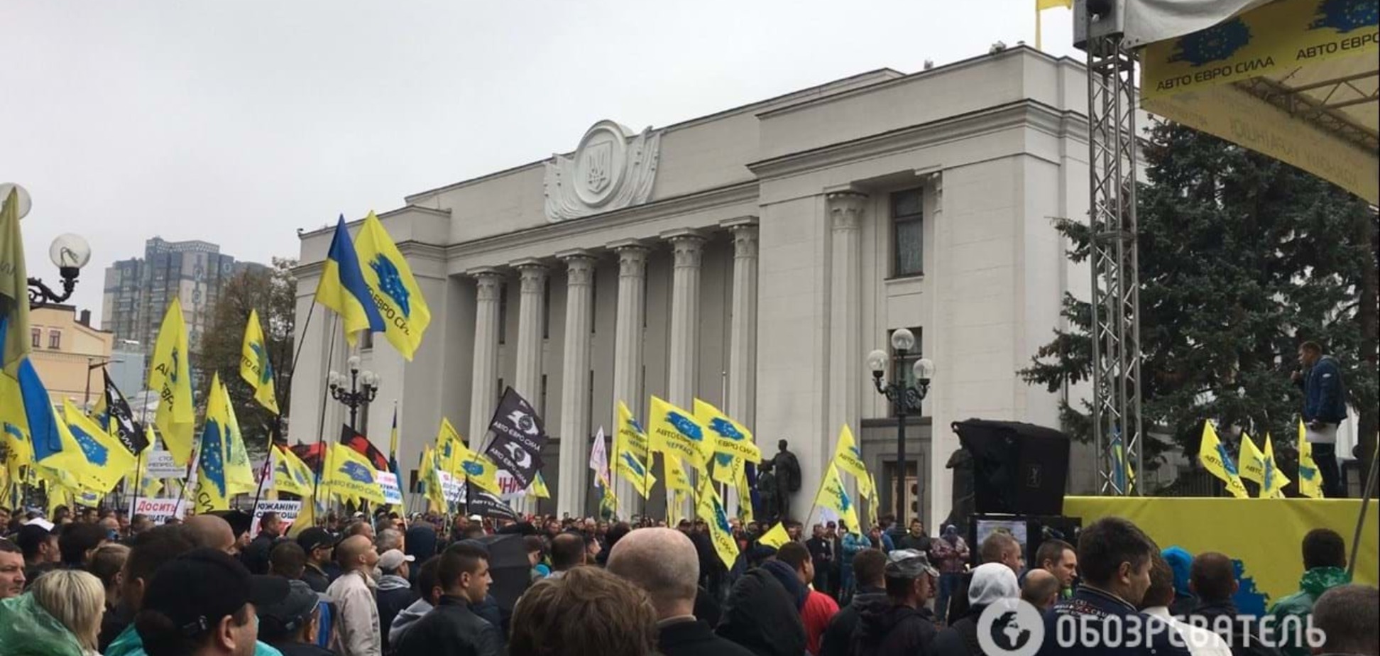 Власники 'євроавто' пояснили, що їх штовхнуло на протест у Києві