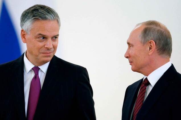 Джон Хантсман и Владимир Путин