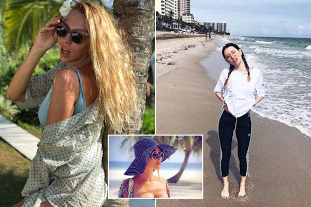 Оля Полякова, Надя Дорофєєва та Слава Камінська