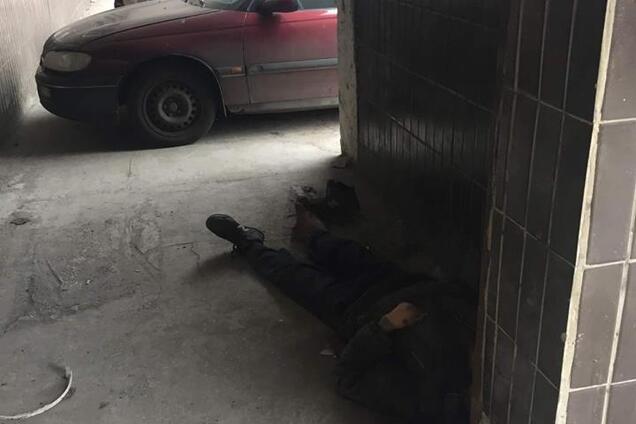 Мертвый бездомный