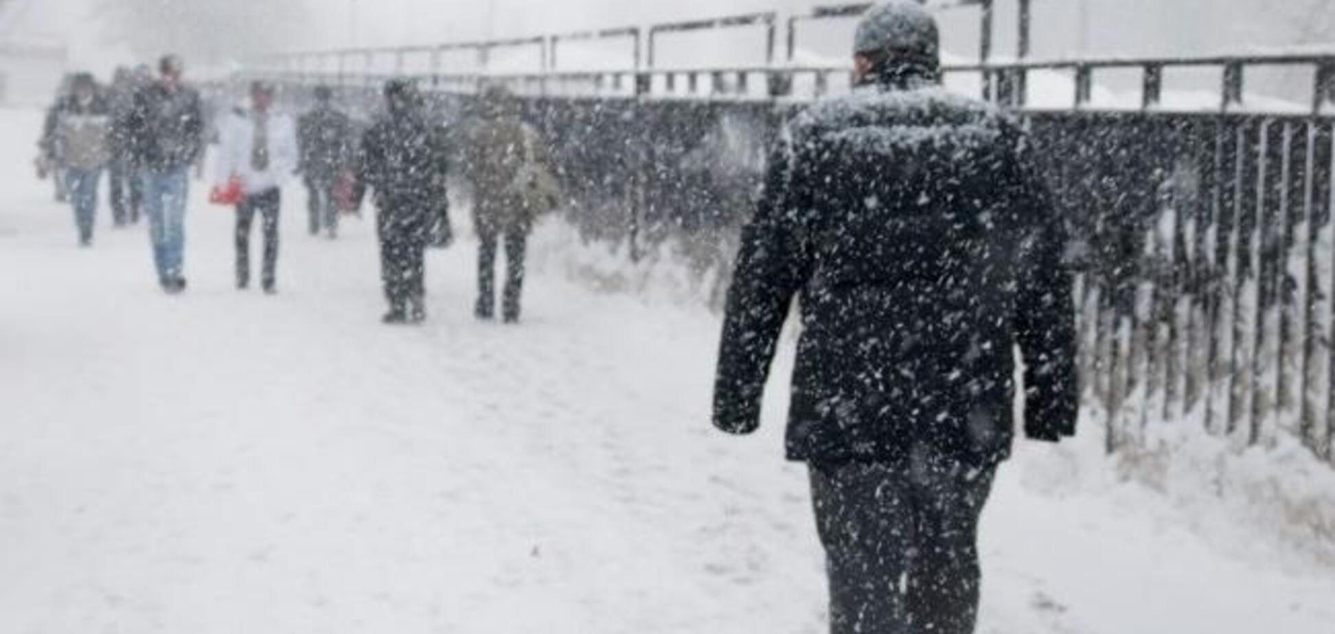 Снег в Украине