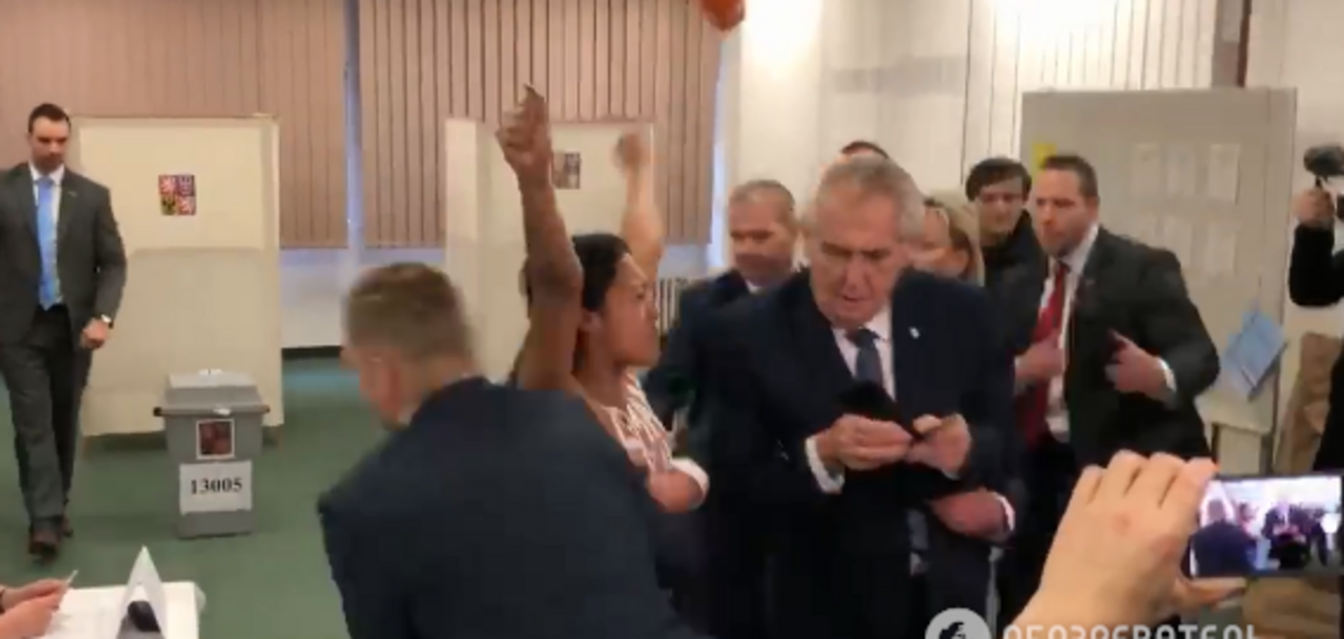 Скандал з Femen в Чехії